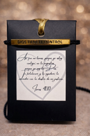Pulsera "Dios Tiene el Control" - Acero Inoxidable con Mensaje de Fe Unisex