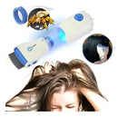 Peine eléctrico anti-piojos en uso