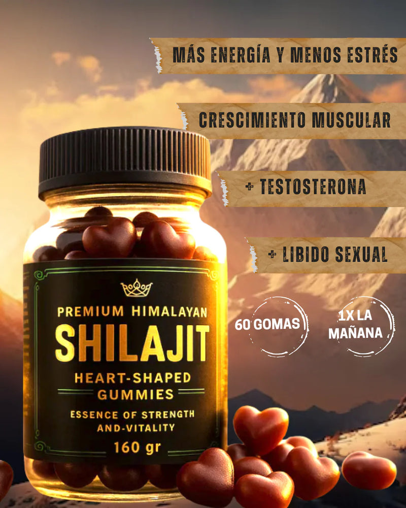 ⚡ ¡OFERTA IRRESISTIBLE! ⚡ 👉 LLÉVATE 2 GOMAS SHILAJIT POR EL PRECIO DE 1. MÁS ENERGÍA, MÁS FUERZA, MÁS TESTOSTERONA