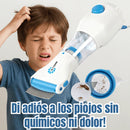 Máquina aspiradora elimina piojos y liendras